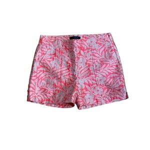 J.Crew Women's floral/tropical print shorts. Pockets & Side zipper. size 0